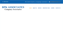 Tablet Screenshot of bpkassociates.com